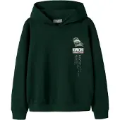 Name it Sweatshirt 'Oda' mørkegrøn