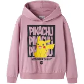 Name it Sweatshirt gul / blomme / sort