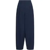 Vila Bukser med lægfolder 'VILee' navy