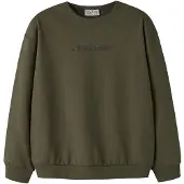 Name it Sweatshirt 'NKMNori' blå / oliven