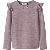 Name it Bluse - Uld - NmfWyla - Toadstool - - 5 år (110) - Bluse