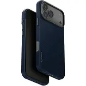 Uniq Keva EDGE Magclick-opladningsetui til iPhone 17 Pro Max - Blå