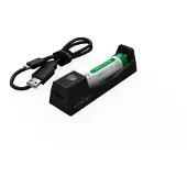 Led Lenser Charging station and 14500 li-ion rechargeable battery