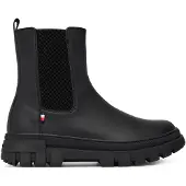 Tommy Hilfiger Støvler 'MICHIGAN' sort