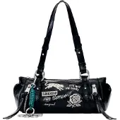 Desigual Skuldertaske sort / hvid