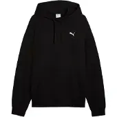 Puma Sweatshirt 'ESS ELEVATED' sort / hvid