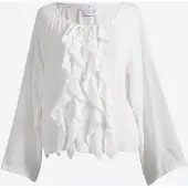 4TAILORS Bluse hvid