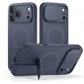 Tech-Protect Kevlar Aura MagSafe-etui til iPhone 18 Pro / 17 Pro – marineblå