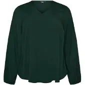 Zizzi Bluse 'LENNI' mørkegrøn