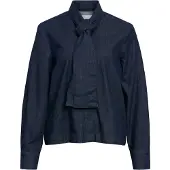 Object Tørklædekrave Denimskjorte