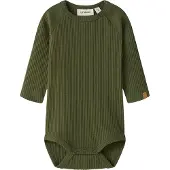Lil´ Atelier Body l/æ - NbmRajo - Cypress - - 1 år (80) - Body L/Æ