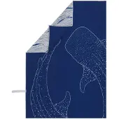 Lifeventure Trek Towel i Genanvendt SoftFibre, Hval