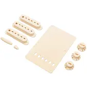 Fender Stratocaster Tilbehørssæt Gammelhvid