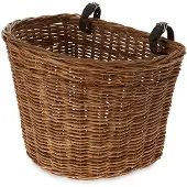 Basil Darcy L, Forende/bagende, Cykelkurv, Rattan, Brun, 35 L, 5 kg