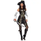 Leg avenue 4pc.Black Sea Buccaneer kjole