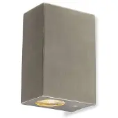 QAZQA Moderne væglampe aluminium 2-lys IP44 - Baleno