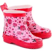 Playshoes Gummistøvler lyserød / lys rød / sort