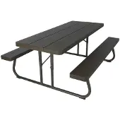 Lifetime Ultra-resistant Folding With Benches Uv100 183x76x74 Cm Bord