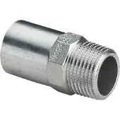 Viega Sanpress Inox indstiksstykke 22 x 3/4" rustfrit stål, 436742
