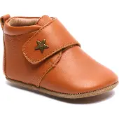 Bisgaard Skindfutter - Cognac m. Stjerne - - 22 - Skindsko