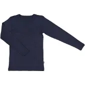 Joha Bluse - Uld/Silke - Navy - - 120 - Bluse