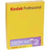 Kodak 1710516 Professionel Portra Color Film ISO 160 4 x 5 tommer 10 ark (gul)