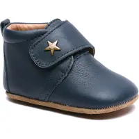 Bisgaard Skindfutter - Navy m. Stjerne - - 20 - Skindsko