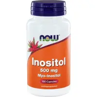 Now , Inositol, 500 mg, 100 Veg Kapsler