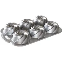 Nordic Ware Heritage Bundtlette bageform Sølv
