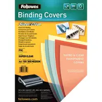 Fellowes Plastforside A4 300 micro klar PVC - (100 stk.)