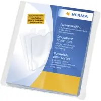 Herma 5013, Kort-etui, Transparent, Polypropylen (PP), Monokromatisk, 58 mm, 87 mm