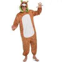 MOM Tiger Med Store øjne Og Hætte Kostume