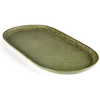 Serax Surface tapastallerken 17x35,5 cm Camogreen