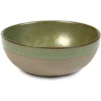 Serax Surface morgenmadsskål 13 cm Grey/Camogreen