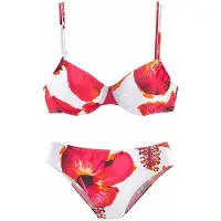 LASCANA Bikini lys rød / hvid