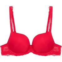 Lingadore BH 'DAILY LACE' lys rød