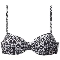 LASCANA Bikinioverdel 'Grace' sort / hvid