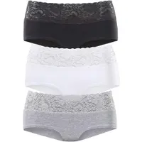 Vivance Panty grå / sort / hvid