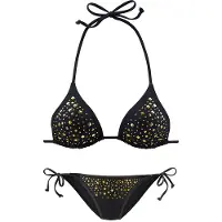Jette Bikini guld / sort