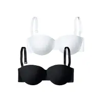 Petite fleur BH sort / hvid