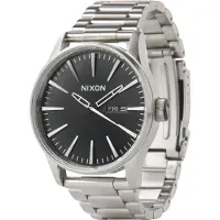 Nixon Herreur A3562348-00 The Sentry Sort/Stål Ø42 mm