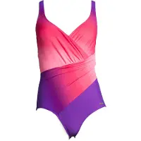 LASCANA Badedragt bær / mørkelilla / lys pink / mørk pink