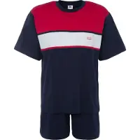 H.I.S. Pyjamas kort navy / rød / hvid