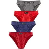 Le jogger Slip blå / grå / rød / brandrød