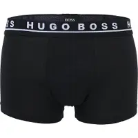 BOSS Boksershorts 'Power' sort / hvid