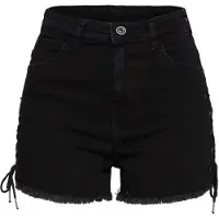 Urban Classics Waist Denim Lace Up Shorts