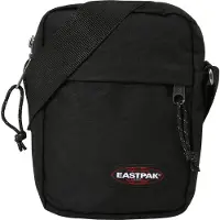 Eastpak The One, Skuldertaske, Sort, Lynlås, Baglomme, Frontlomme, Lynlåslomme, Sort