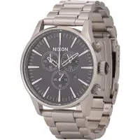 Nixon Herreur A386000-00 Sort/Stål Ø42 mm
