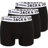 Jack & jones Boksershorts 'Sense' lysegrå / sort / hvid