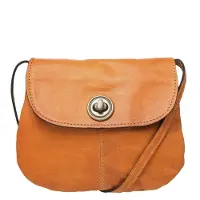 Pieces Skuldertaske cognac